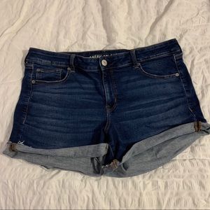 euc american eagle super stretch shorts